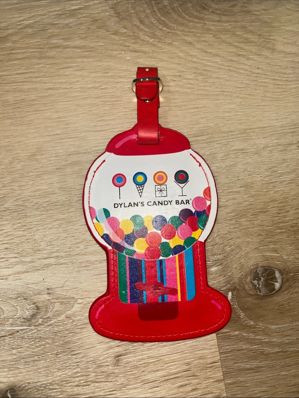 Dylan’s Candy Bar Gumball Machine Luggage Tag